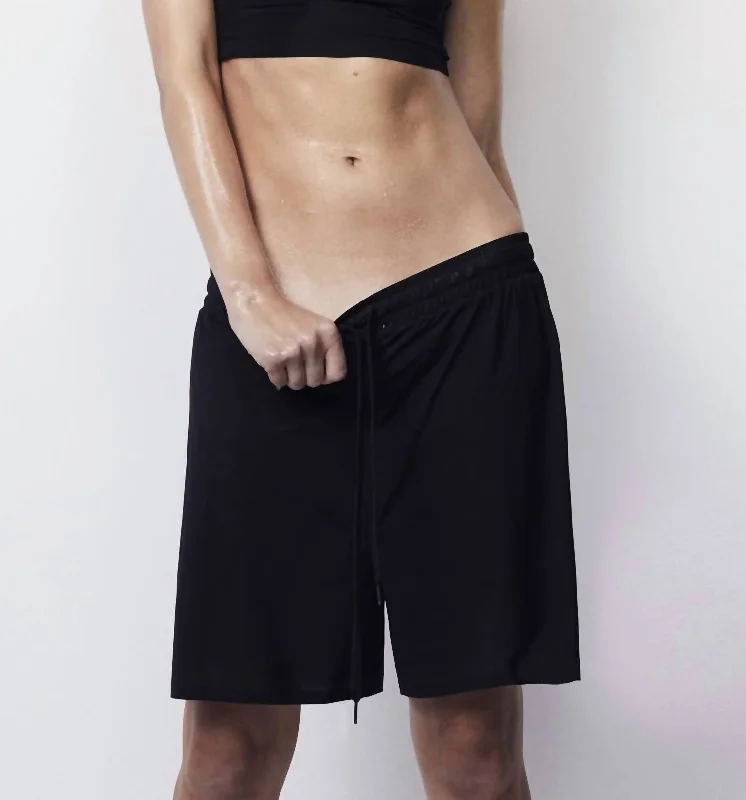 women's sports shortsWomen's Boxer Short In Black