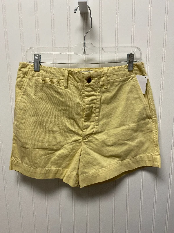 relaxed fit women's shortsYellow Shorts Designer Cma, Size 4