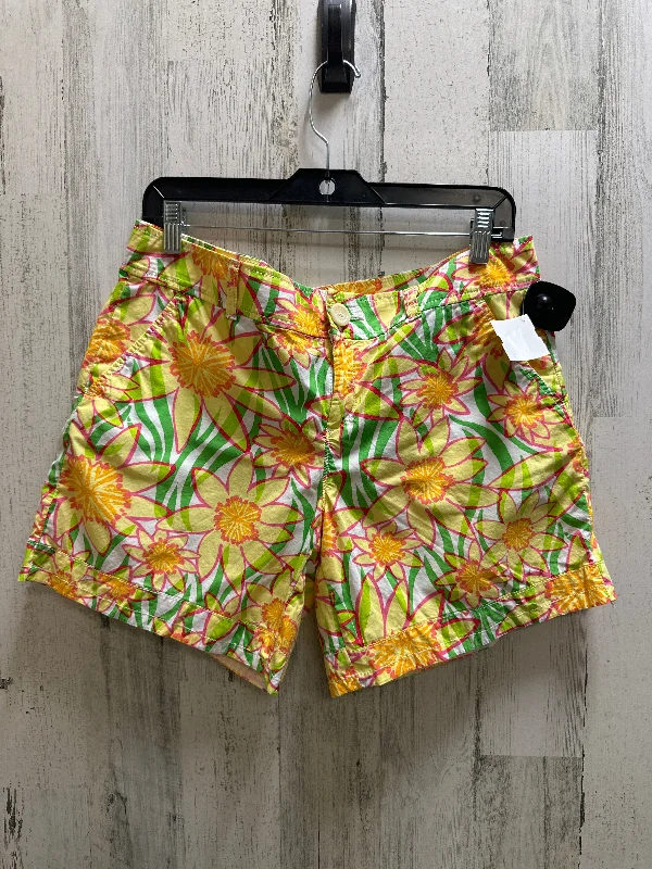 elegant women shortsYellow Shorts Lilly Pulitzer, Size 10