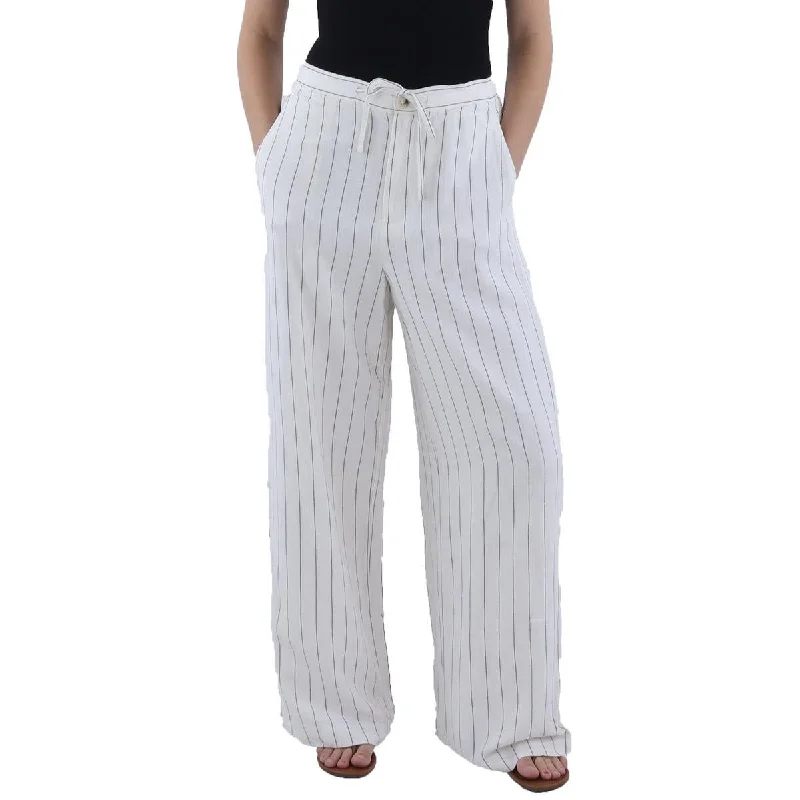 women’s maternity pantsZ Supply Womens Pinstripe Tie Waist Dress Pants